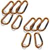 SK11 Aluminum Carabiner B Gold 5 X 50mm of SAC-550B (Set 10)