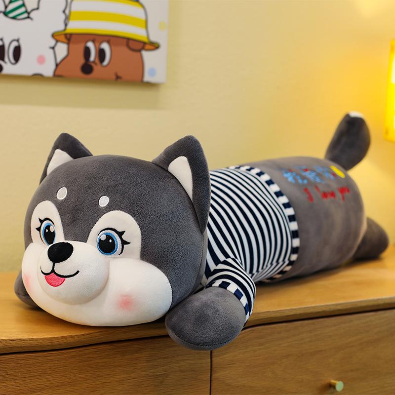 Husky Shiba Inu Plush Pillow: Cute Gift for Boyfriend/Girlfriend