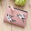 Mini Korean Style Embroidered Women's Zipper Wallet