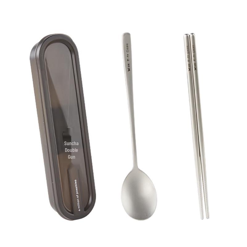 Suncha Titanium Healthy Portable Cutlery Set