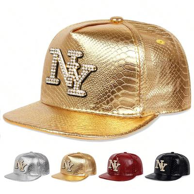 Unisex Diamond Letter Label Hip-hop Hats Spring Autumn Outdoor Adjustable Casual Baseball Caps Trucker Caps Sunscreen Hat