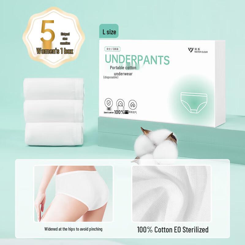 

Women s Disposable Cotton Underwear L