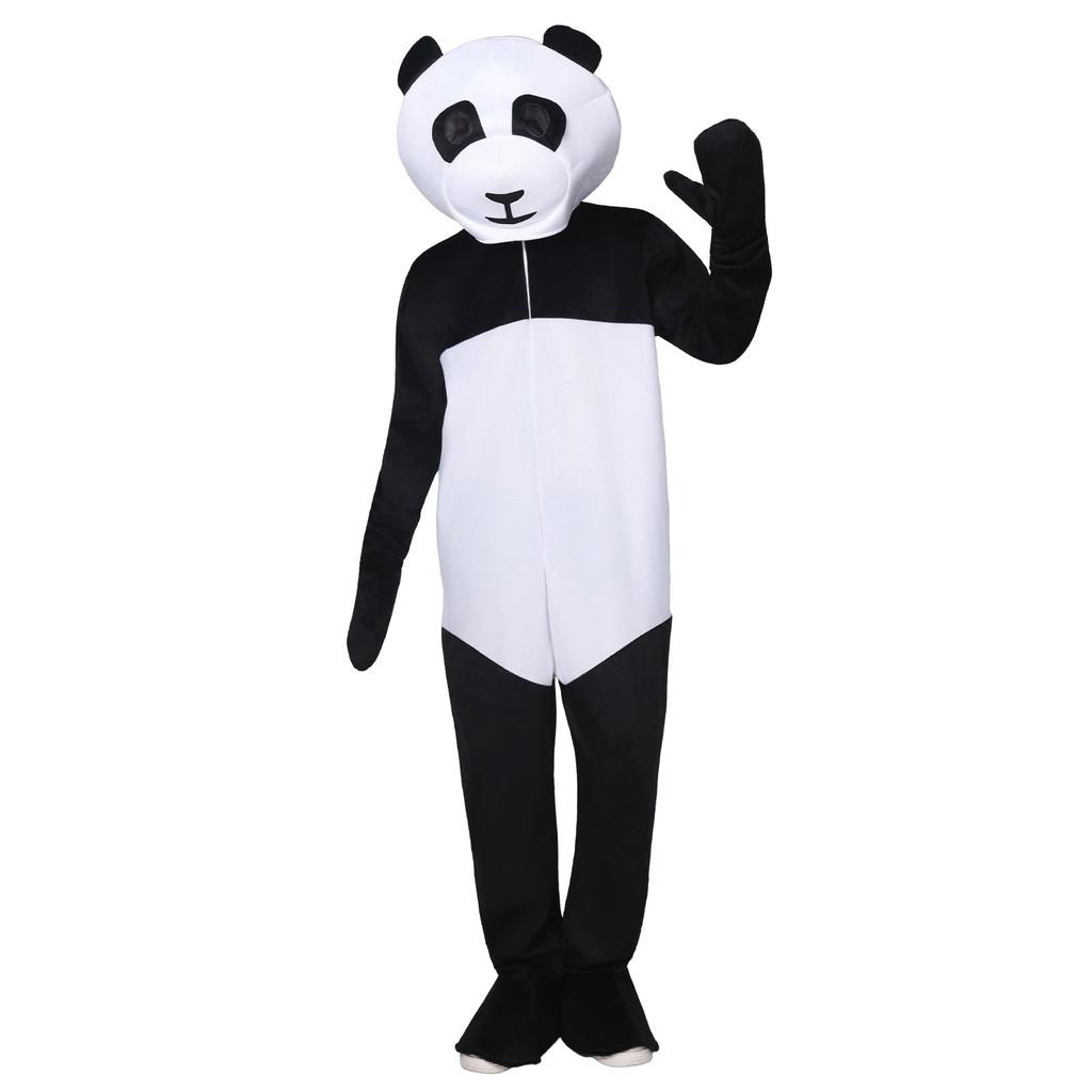 Panda Kostým Pro Dospělé Na Halloween Z Polyesterového Materiálu Perfektní Pro Cosplay A Večírky