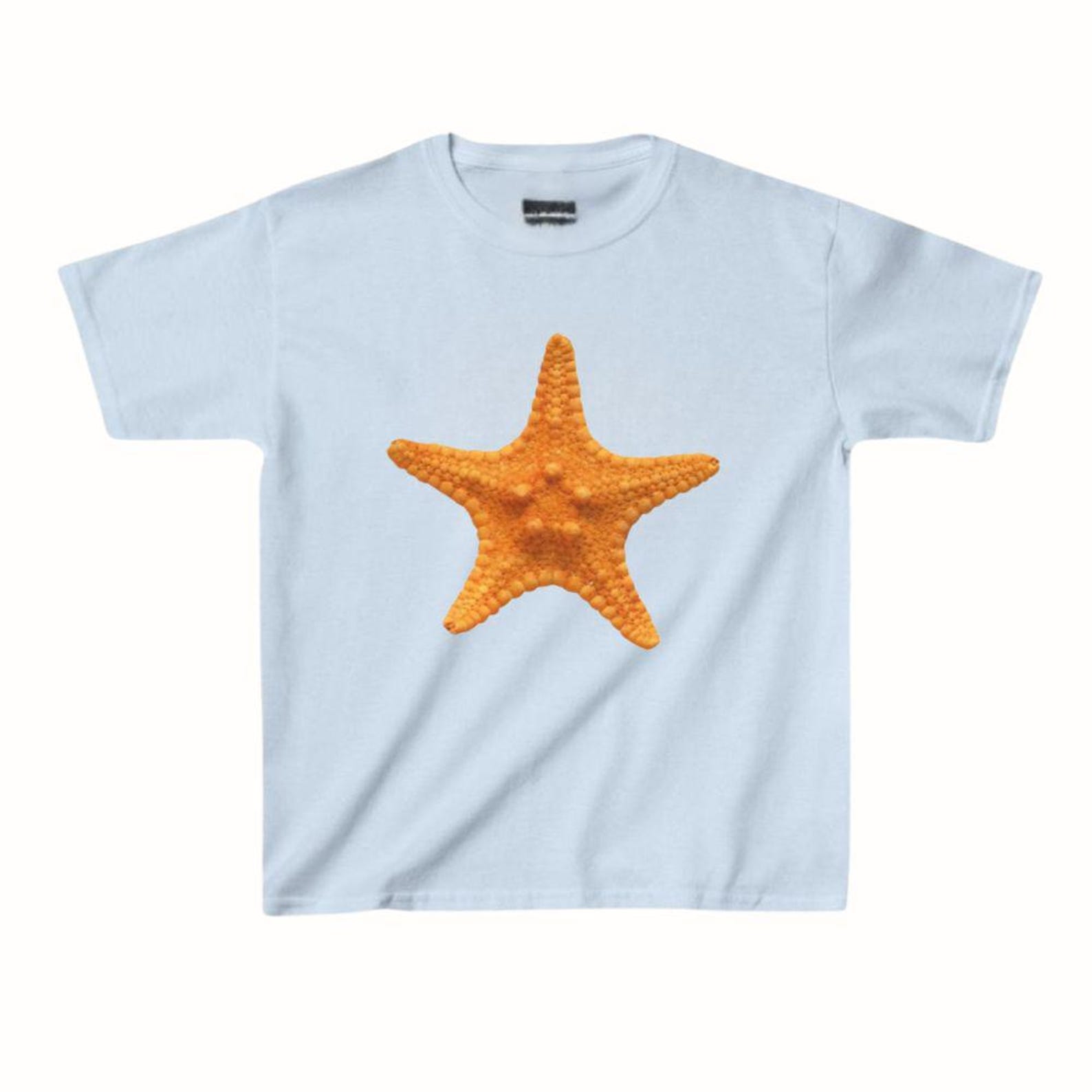 Starfish Shirt, Ocean Beach Lover Graphic Tee | Unisex Sea Life T-Shirt | Summer Vacation Gift S