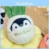 Penguin Carrot Cartoon Plush Keyring With Embroidered Detail For Collectors Kids