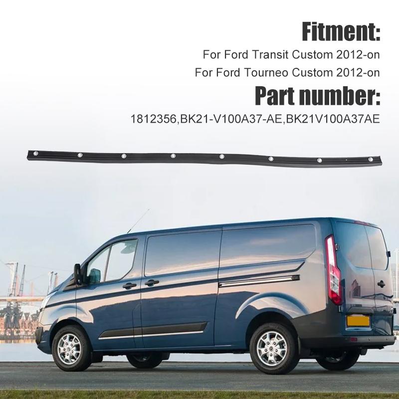 Schwarze untere Türdichtungsleiste vorne links für Ford Transit Tourneo 2012- BK21-V100A37-AE 1812356 Ersatzzubehör