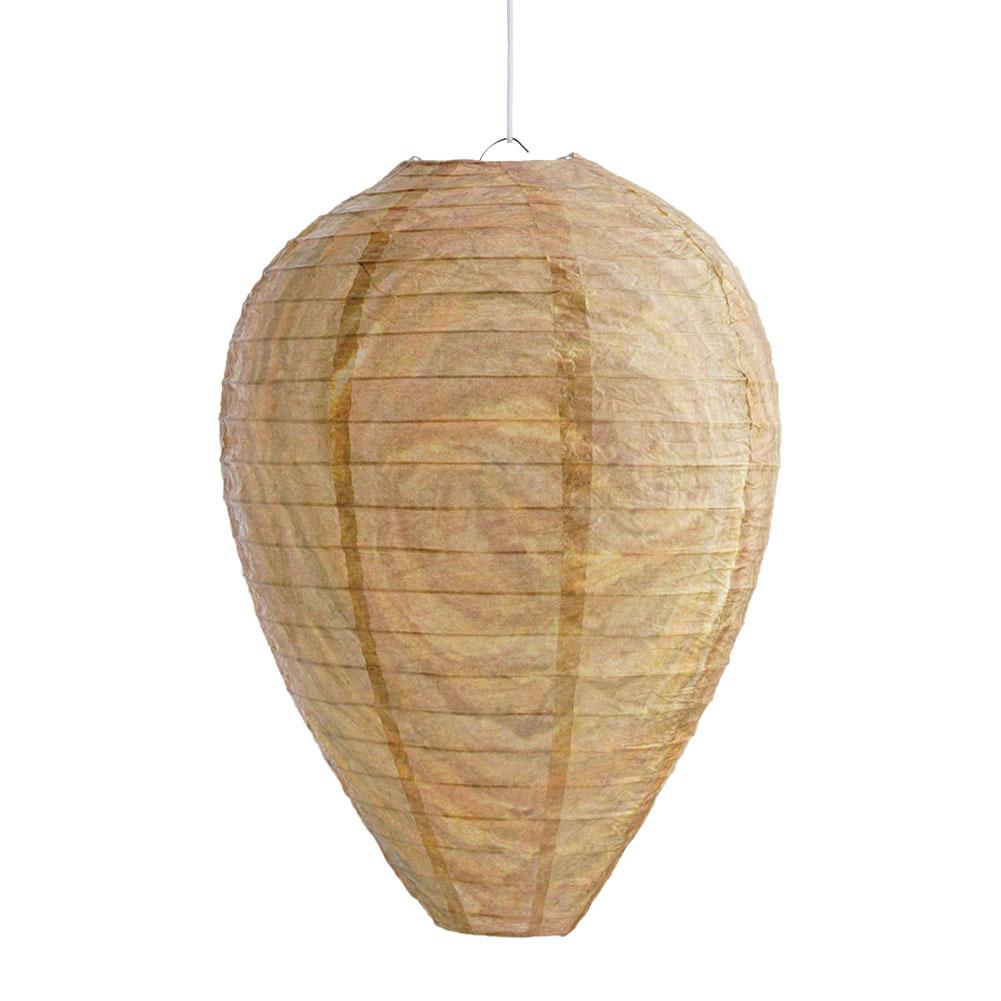 Hanging Wasp Nest Decoy Outdoor Waterproof Fake Wasp Insects Lantern Hornets Nest Nest Paper Decoy Drive Beehive Plastic De E2A0