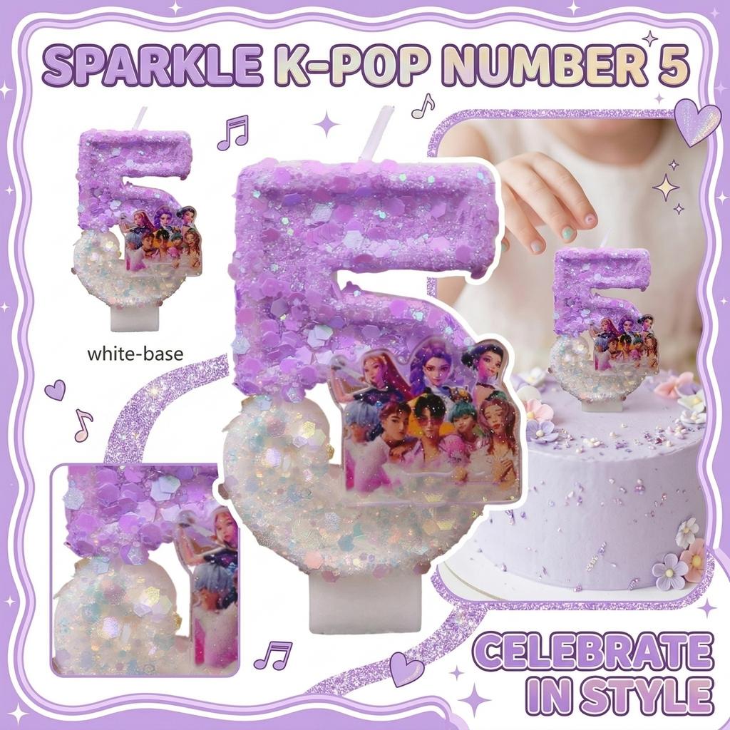 Fashion Cartoon Creative Birthday Candles Party Digital Candles