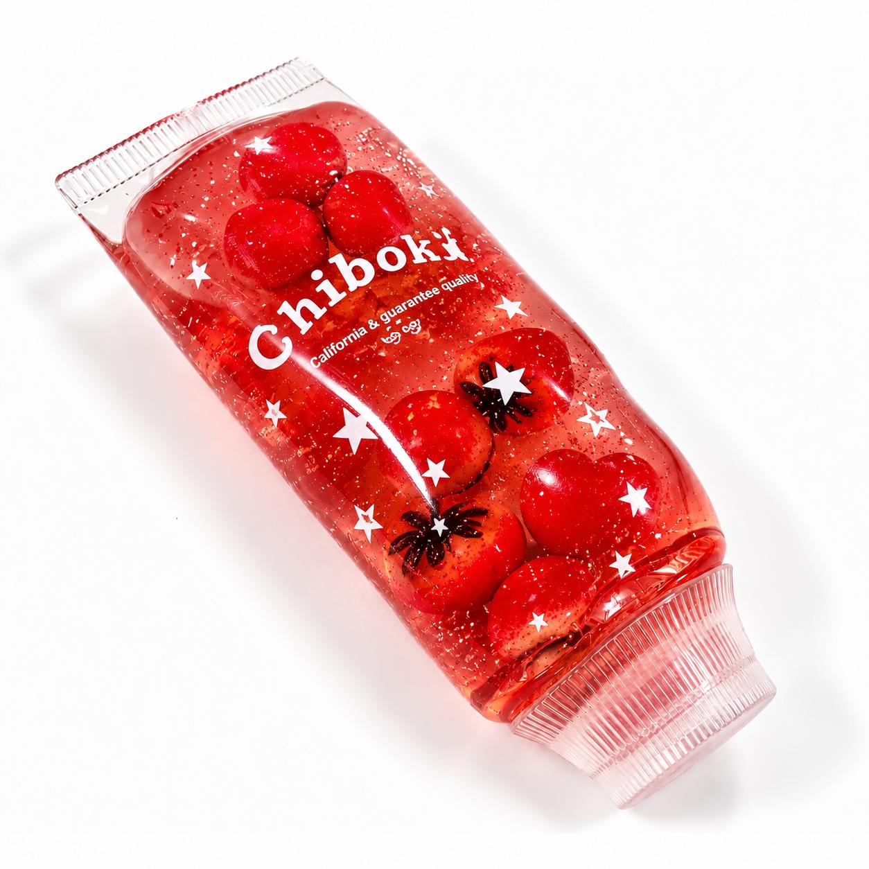 Tandenborstel Squishy Fidget Speelgoed Kawaii Fruit Gel Knijpspeelgoed Langzaam Rijzend Stressverlichting Sensorisch Speelgoed Cadeau voor Kinderen Volwassenen aardbei