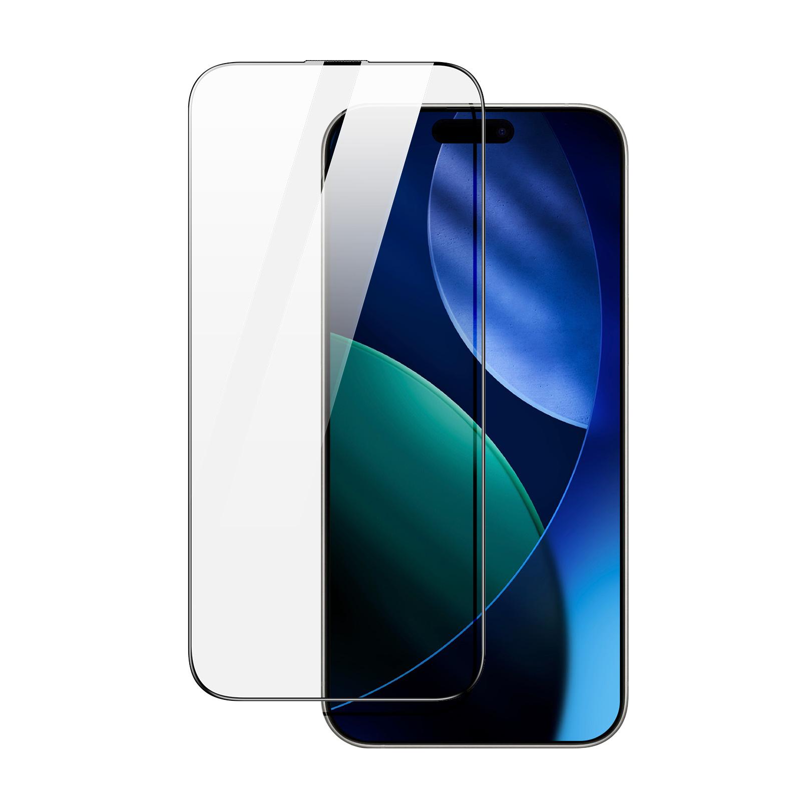 

For iPhone 17 Air Screen Protector DUX DUCIS Roga Series 2.5D High Aluminium Glass Film with Easy Installation Kit Black