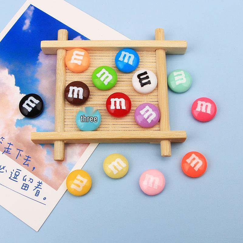 Colorful M&M's Resin DIY Kit: Phone Case, Hair Tie, Hair Clip, Jewelry, Water Cup Sticker, Pencil Box