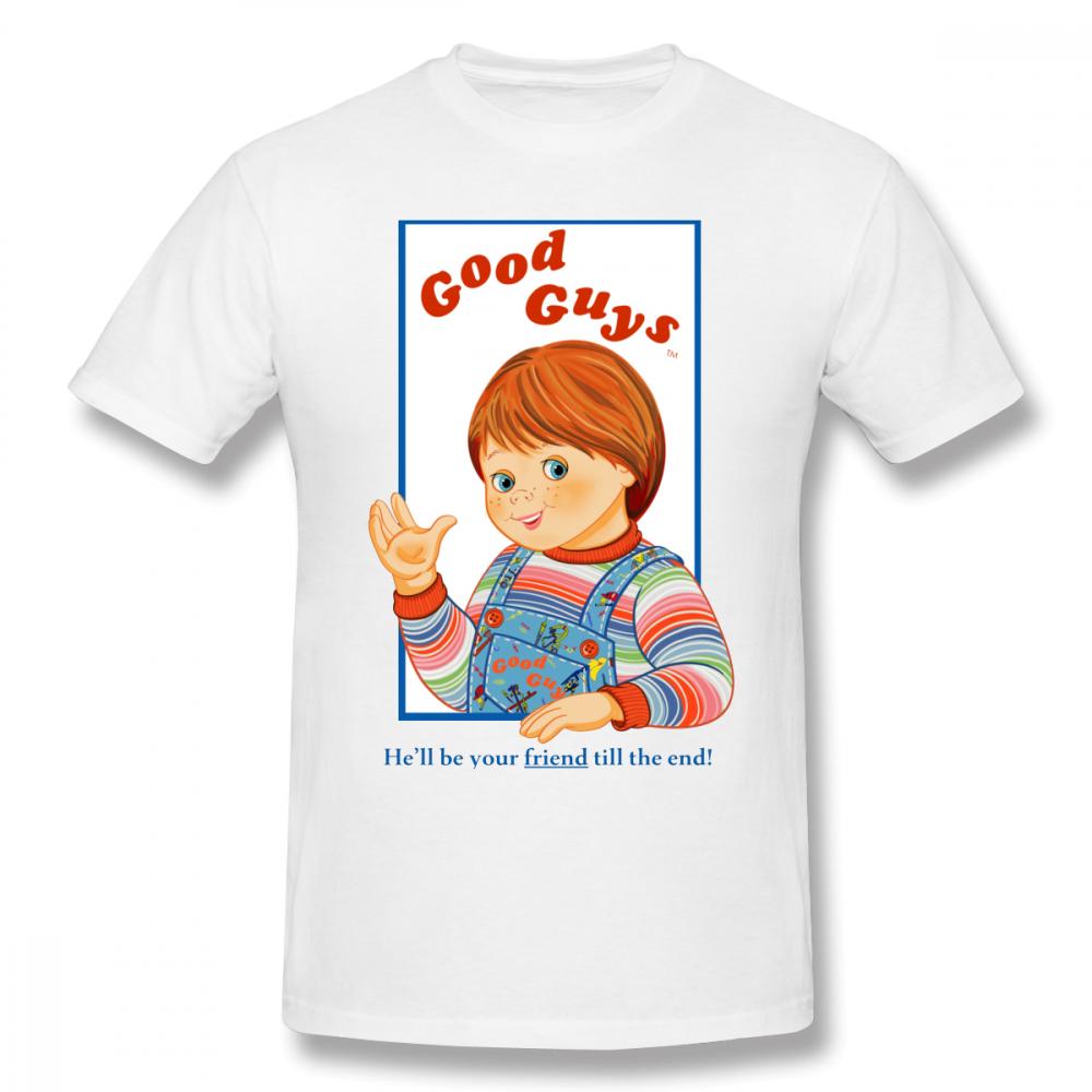 Unisexs Tee Shirt Oversized Streetwear Printed Chucky T Shirt Child S Good Guys Chucky TShirt Short Sleeve Cotton Tshirt Sbz8072
