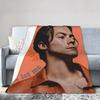 Harrys Styles Blanket Flannel Textile Decor   Multifunction Ultra-Soft Throw Blankets for Sofa Office Rug Piece