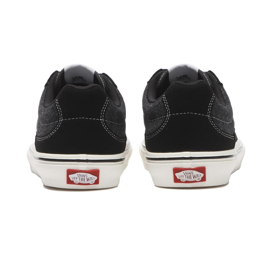 Vans Fin Black White V3938 Twd Black White