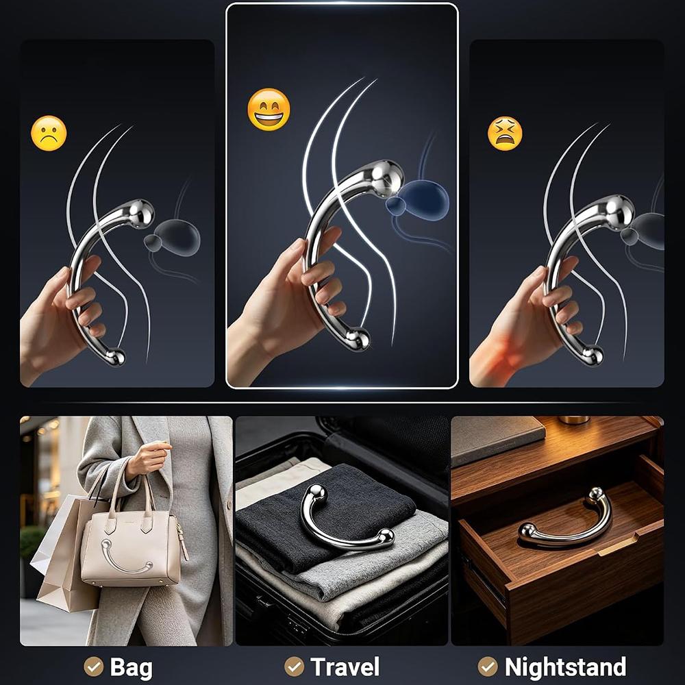 Metall Vibrierender Dildo G-Punkt Stab Prostata Massage Stift Penis P-Punkt Stimulator Analer Dildo Stecker Sexspielzeug für Männer Frauen Edelstahl