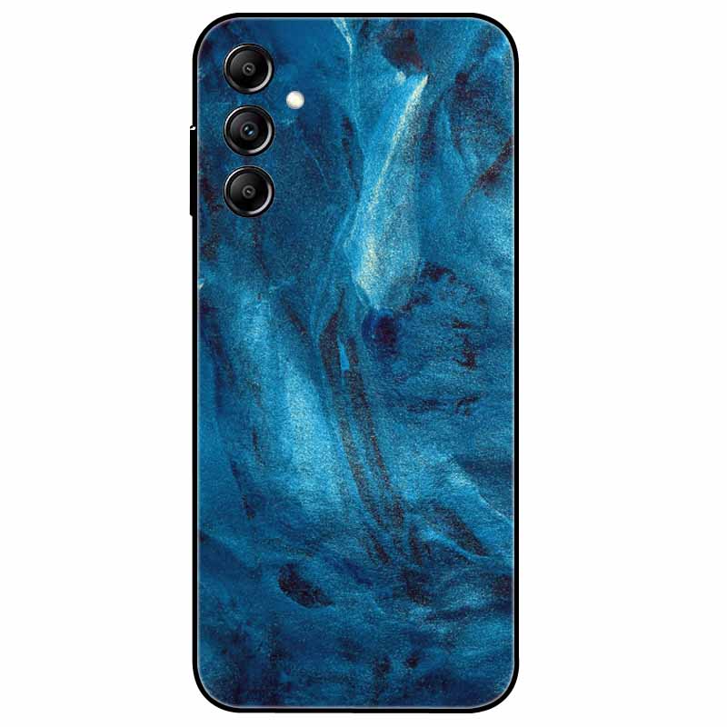 Hülle Für Samsung Galaxy A54 5G A34 A24 S23 Hülle Blume Marmor TPU Weiche Silikonhülle für GalaxyA54 A 34 Bemalte Handyhüllen