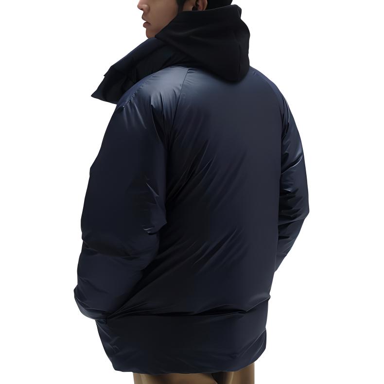 New Balance Met24 Short Down Jacket Men's Marine Blue AMJ45023-NV