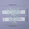 Wedding Garter For Brides, 2pcs Women's Lace Leg Garter, Wedding Underwear Elastic Rhinestone Garter For Bride yu