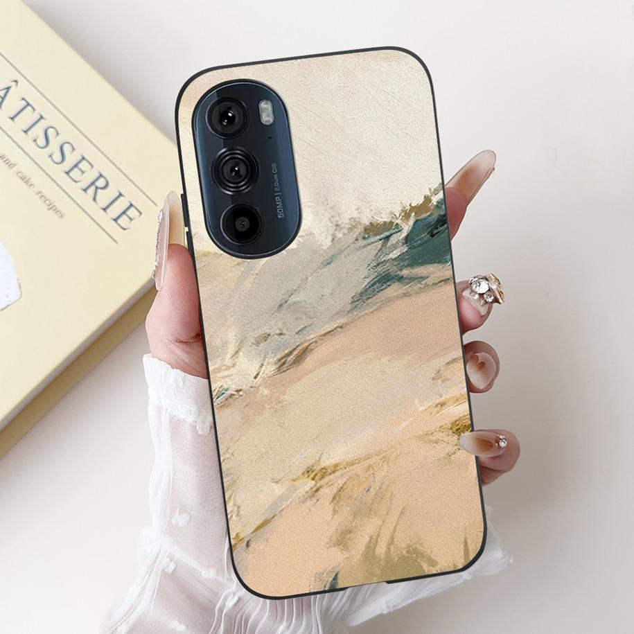 For Motorola Edge 30 Pro Case XT2201-1 Cover Lovely Panda Bowknot Silicone Shockproof Cover For Moto Edge Plus 2022 Edge30 Funda