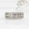 Stylish Lady Silver Color Finger Ring with Bright Zirconia Female Fashion Wedding Band Accessories Women Jewelry Gift