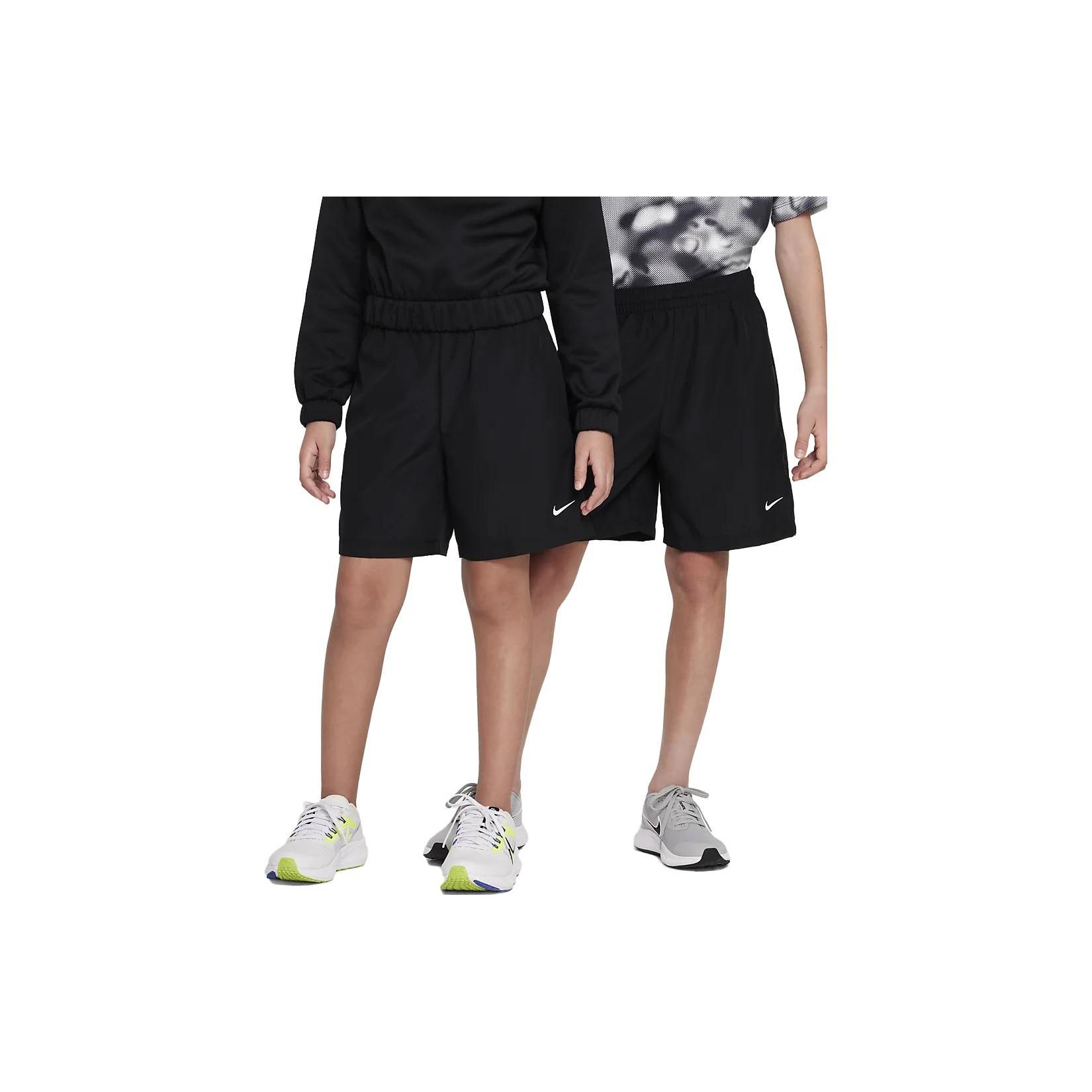 (GS) Nike Multi Dri-FIT Training Shorts Black White Kids DX5382-010 S