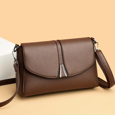 Kadın Omuz Deri PU Çantalar Boş Zaman Lüks Tasarımcı Kadın Çantaları Kadınsı Moda Postacı Çantası
