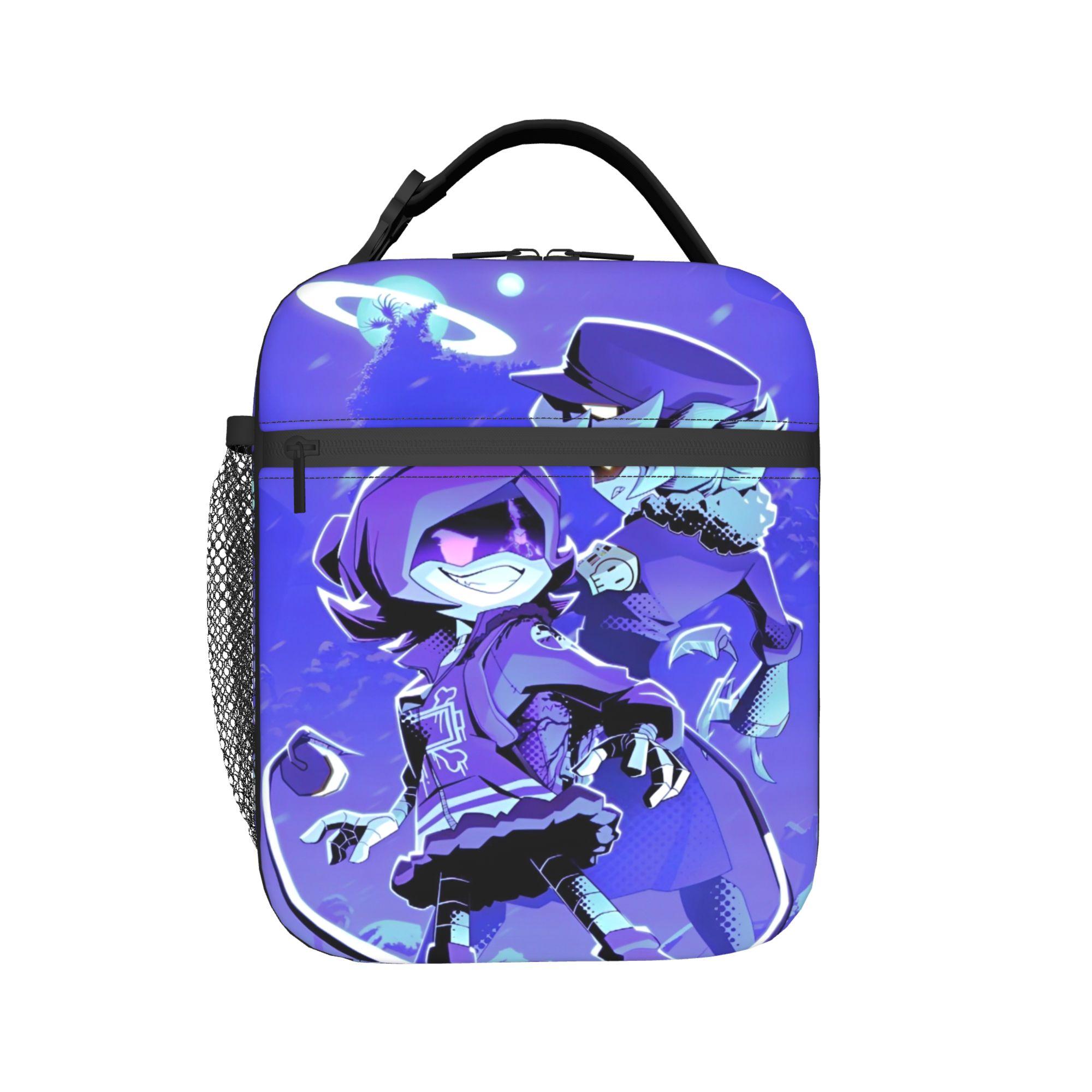 Moorddrones Lunchtas Esthetische Lunchbox Voor Kind School Draagbare Rits Koeltas Oxford Grafisch Ontwerp Tote Voedselzakken as picture