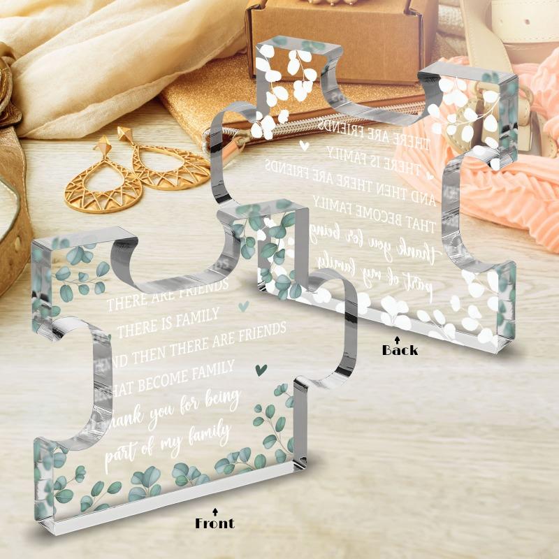 2D Flat Classic Acrylic Heartfelt Appreciation Decorative Plaque and Ornament, Nurseries, Home Desk Living Room Acrylic Decoration