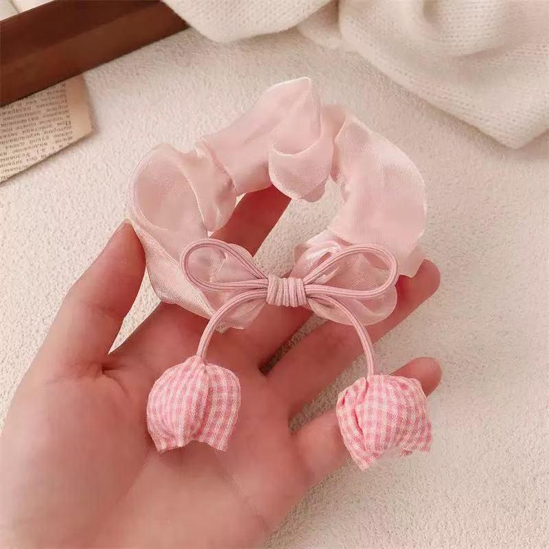 Tulip Colon Satin Bow Hair Ties – Cute Hair Accessories for Women