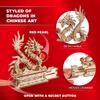 Ugears Wood Dragon 70259 Wooden Puzzle No Glue or Tools Required 3D Puzzle Includes Assembly Instructions - - -