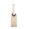 Wooden Barbell Holder AntiSlip Compact Grip Stand Weight Training Bar for Gym