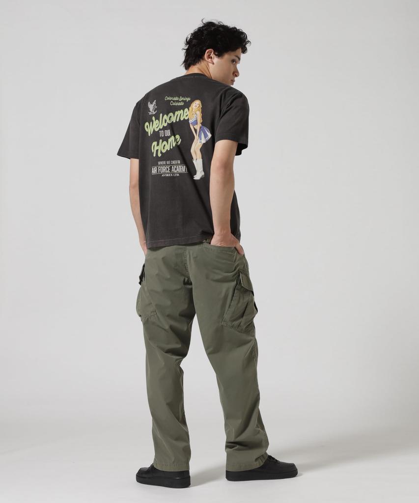 AVIREX FADED CARGO PANTS Men's 2XL 310 Olive 783-5110027