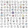 Multifunction Notebook Account Journaling Supplies Decoration Stickers Adorable Anime Sticker Water Cup Decorative Small Sticker