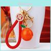 Elegant Zinc Alloy Keychain With Sparkling Diamonds Festive Key Ring Charm For Women