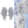 Coudre des Strass Élégants pour Applications de Robe Patchs Dorsaux pour Couture de Vêtements