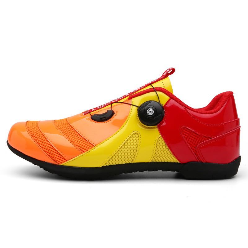 Unisex Stiff Sole Cycling Shoes Mountain Road Bike Non-Cleat Pedal Use Lightweight Breathable Ride Comfort