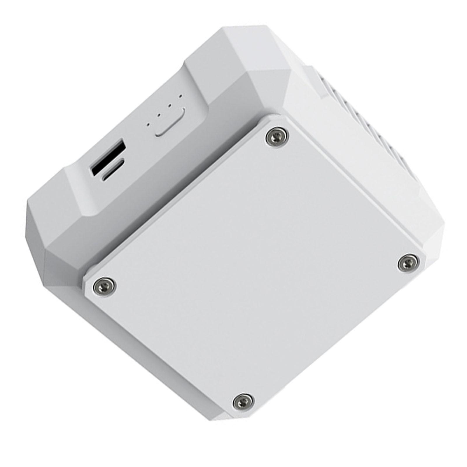 

Outdoor Waist Fan USB Rechargeable Strong Wind Portable Mini Hanging Bladeless Fan for Work Hiking