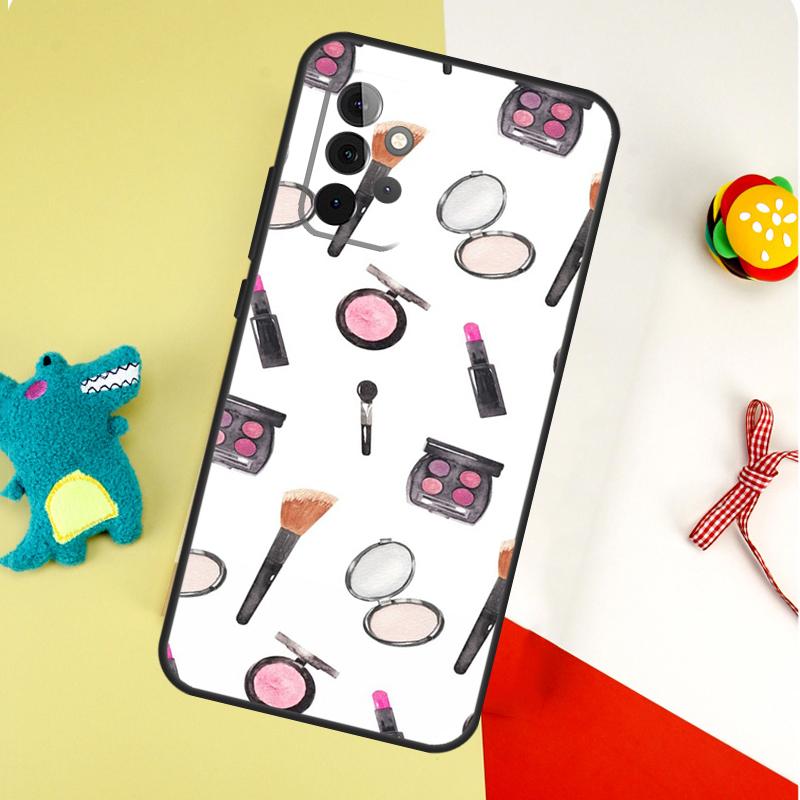 Lipstick Make Up For Samsung Galaxy A55 A35 A15 A54 A34 A14 A53 A33 A13 A05 A06 A16 A22 A32 A52 Phone Case