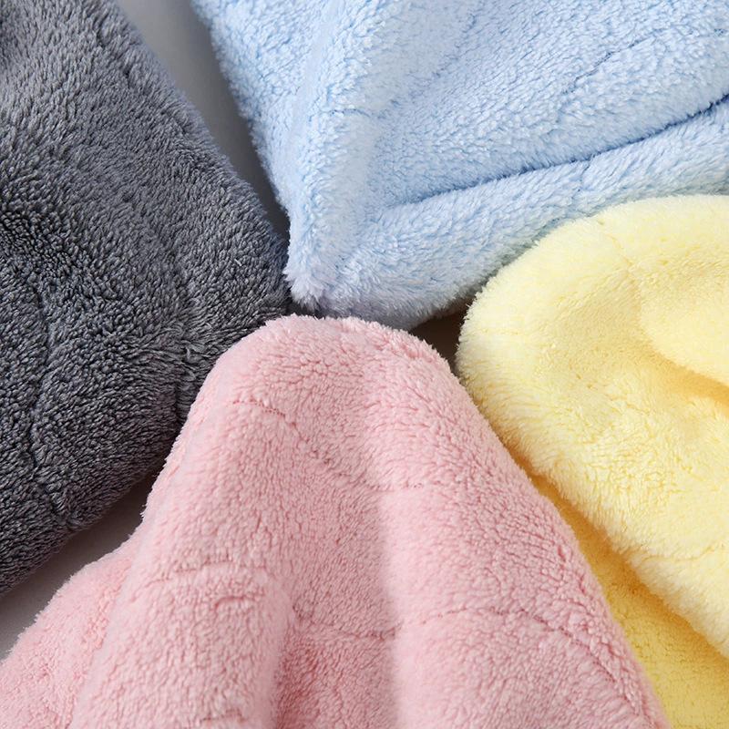 Water Rippled Bath Towel Coral Velvet Not Lose Hair Wash Face Towel Couple Large Bath Towel Thickened Water Moisture-wicking Rapid Drying Beach
