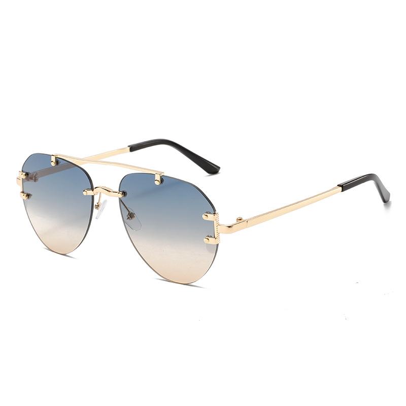 JYL TS Sunglasses UV Protection Frameless Double Beam Pilot UV/3182