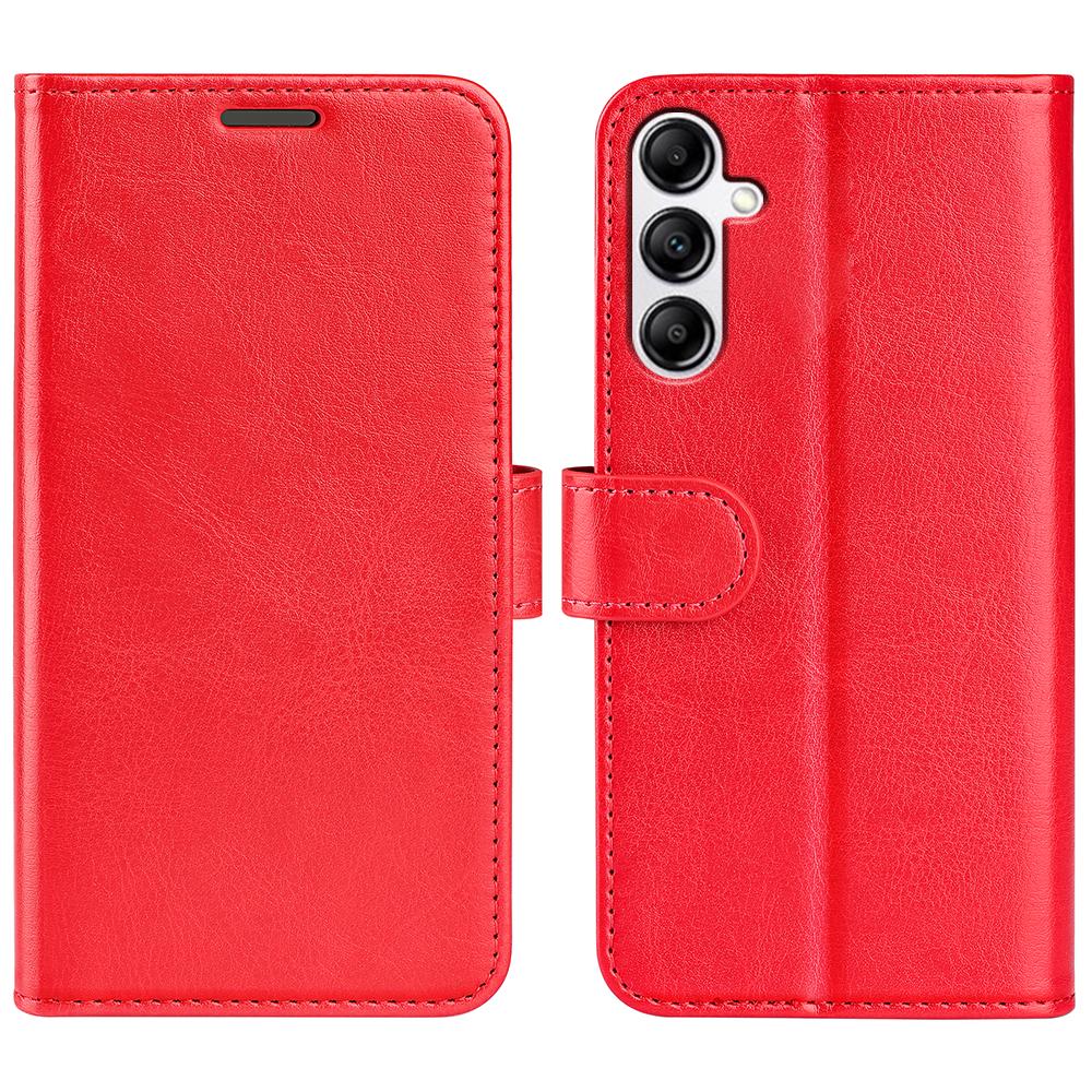 For Samsung Galaxy A34 5G Crazy Horse Texture Case Leather Wallet Stand Folio Flip Cover