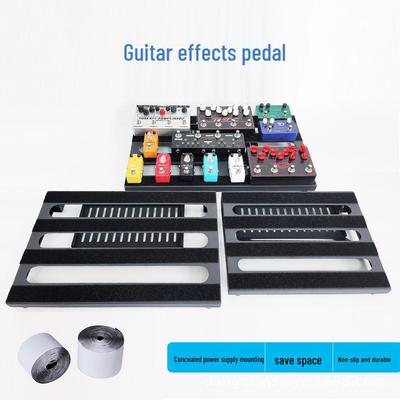 Planche d'effets pour guitare électrique améliorée - Support pour pédale simple, Accessoires pour instruments de musique