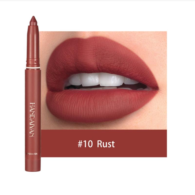 

12 цветов, увлажненная бархатная помада, шелковая помада для губ, инструмент для губной помады, красота, водонепроницаемый макияж, автоматический карандаш для губ, маскарадная подводка для губ