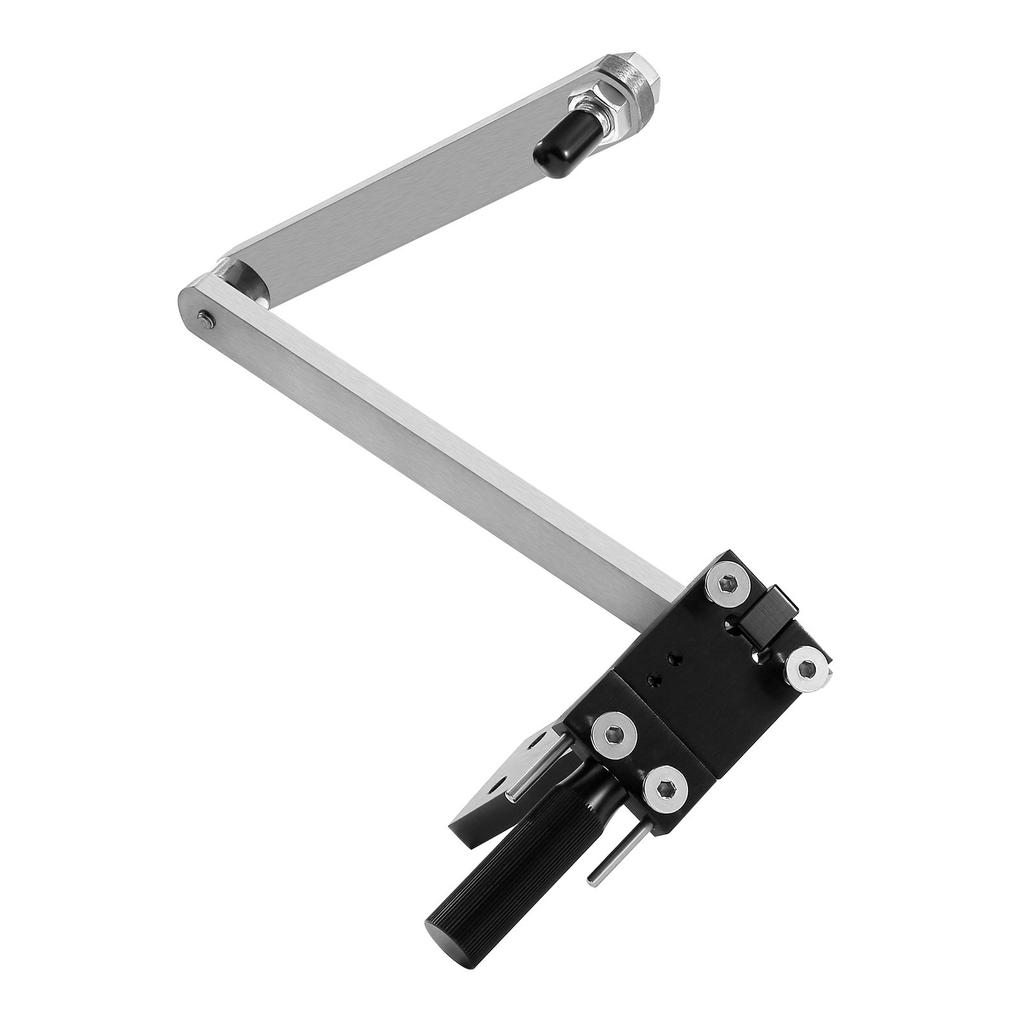VEVOR Lawn Mower Blade Sharpener and Balancer, 15 degrees - 45 degrees Adjustable Lawnmower Blade Sharpening Tool with 4 Adapter Pins