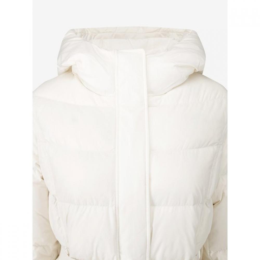 CC collect. Women S Fox Fur Belted Half Lightweight Down Cr c254pSg186