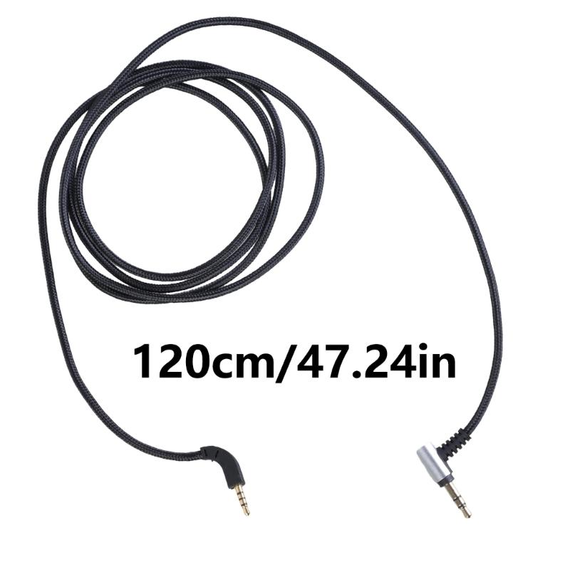Replacement 3.5mm to 2.5mm Nylon Braideds Sound Auxs Cable Extension Cord Wire for B&W P9 P7 Headphone