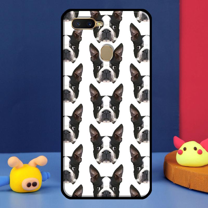 Boston Terrier Hund Für Oppo A54 A57 S A78 A58 A98 A5 A9 A91 A15 A16 A17 A52 A72 A76 A96 A74 A94 A77 Handyhülle
