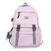 Women's Backpack School Bag Men Solid Color Backpack Travel Bag