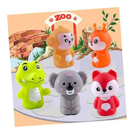 KOMBIUDA 2 Sets Animal Finger Puppets Toys for Toddlers Finger Play Role Playing Storytelling Party Favors Toddler Games
