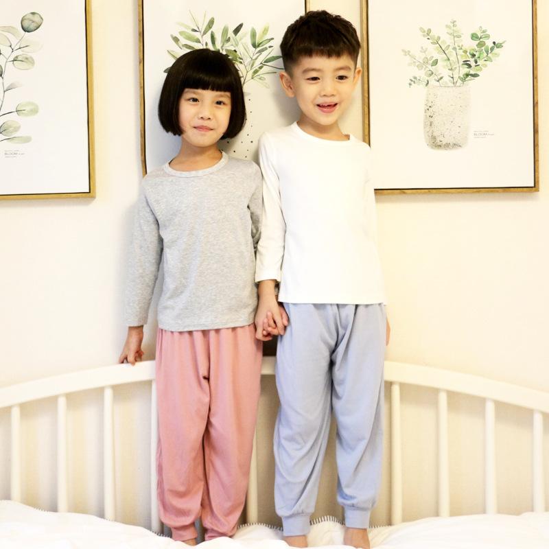 

Легкая и мягкая вощеная детская футболка, комплект кальсон с длинными рукавами, весенняя рубашка для мальчиков и девочек 80cm (17-10.5kg)